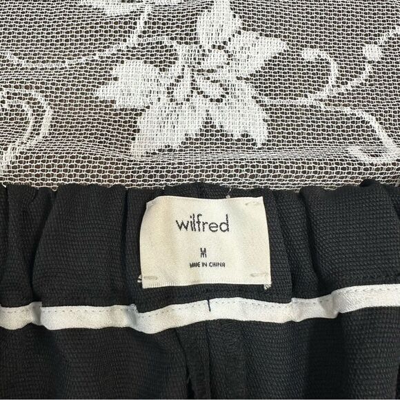 Aritzia Wilfred Boissier Wide Leg Crop Pant In Black Sz Medium - Picture 8 of 13